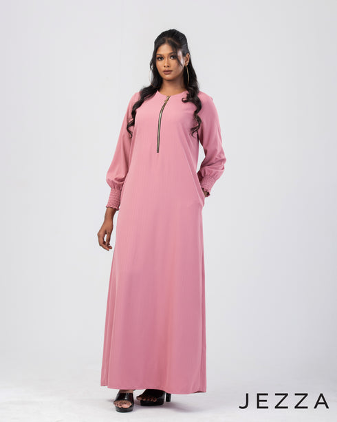 A-Line Dress with Front Zipper 62751